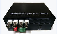 Fibre Optical 4ch 720P HD TVI / CVI / AHD Nadajnik Odbiornik klasy przemysłowej