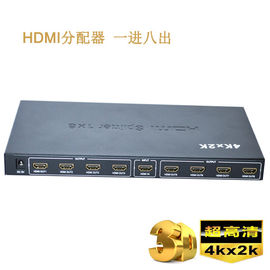 3D Video Rozdzielacz 4K HD HDMI 1 x 8 Rozdzielacz HDMI 1 na 8 wyjść