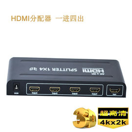 Chiny 4K 1.4b 1 x 4 HDMI Splitter 1 In 4 Out Wspieranie certyfikacji wideo 3D CE fabryka
