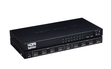 Chiny 1.4a 1x8 8-portowy rozdzielacz hdmi dla TV Video Splitter 8-portowy HDMI Splitter 1 na 8 wyjść fabryka