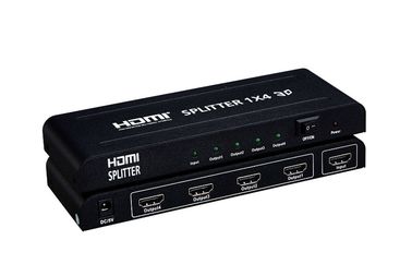 Chiny 1.4a 1x2 2-portowy rozdzielacz hdmi dla TV Video Splitter 4-portowy HDMI Splitter 1 In 4 Out fabryka