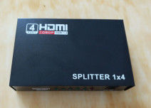 Chiny Mini 4K 1.4a HDMI Splitter 1 na 4 wyjścia (1 x 4) Rozdzielacz HDMI, obsługa 3D 1080P 4K x 2K fabryka