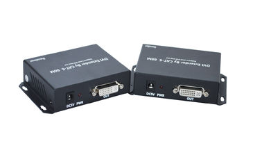 Chiny 60M DVI Extender 3G Repeater Over Single Cat 5E / 6 Lokalne wyjście HDMI Loop fabryka