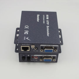 USB 1.4V Fiber Optic KVM Extender 120m IR Function 1080P Over RJ45 Cat5E / Cat6 Cable